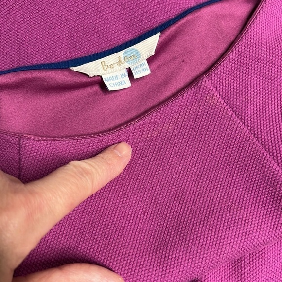 BODEN LINDSEY PONTE PURPLE DRESS Size 4 - Picture 7 of 7